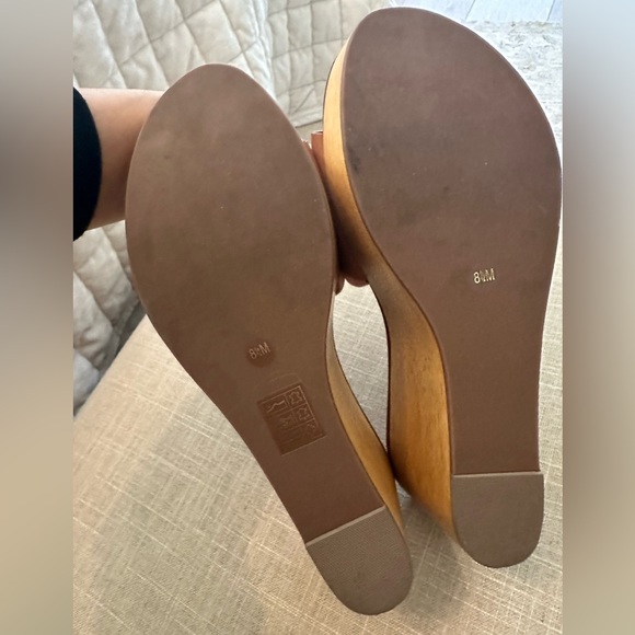 Tory Burch Patty Leather Platform Wedge - Picture 4 of 5